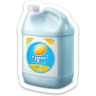 big laundry detergent jug y2k sticker