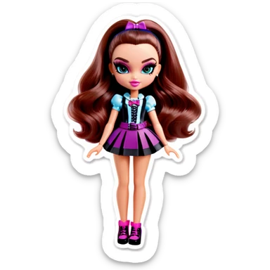 Bratz doll make up sticker
