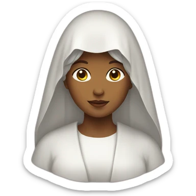 Mother mary sticker
