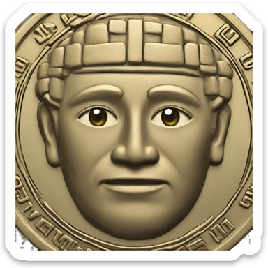 moneda de inca sticker