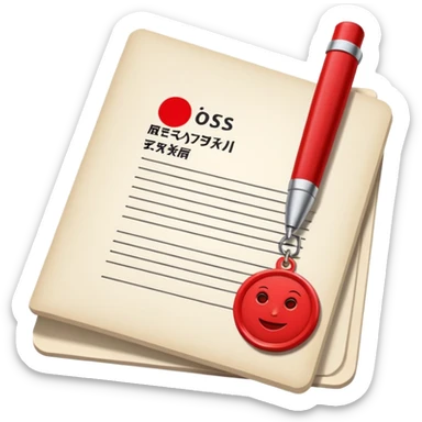 A Slack emoji to express "Japanese Sales Document" - simple and intuitive sticker