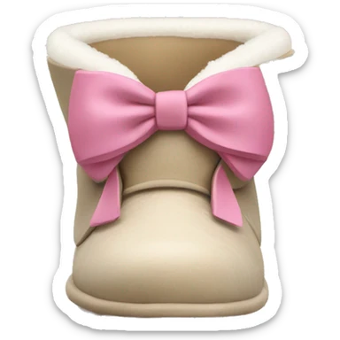 UGG whit a bow sticker