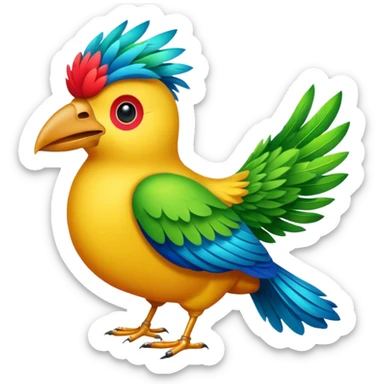 Make the norteño huelga bird into a emoji sticker