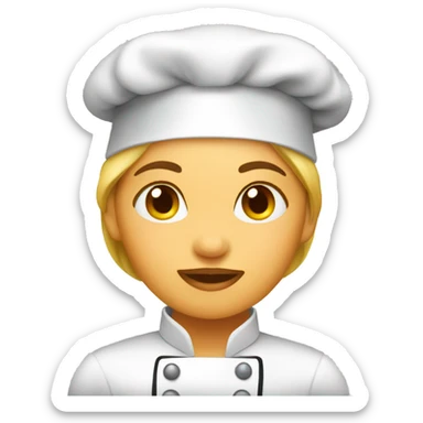 Female chef’s kiss emoji  sticker