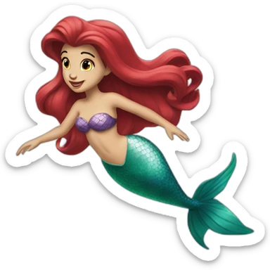 The Little Mermaid sticker