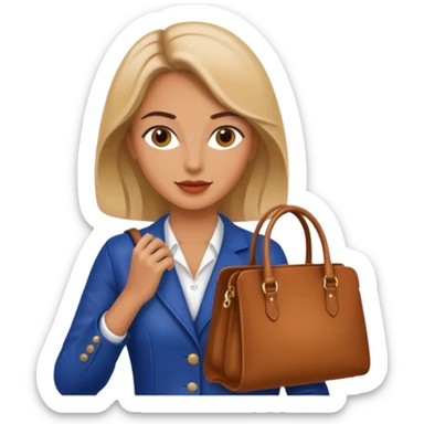 italian fashion with bag sticker