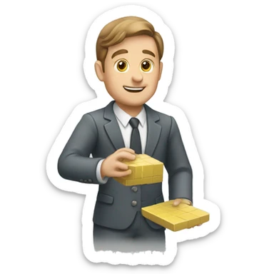 Mr George Holding tile  sticker