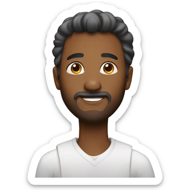 man with love sticker