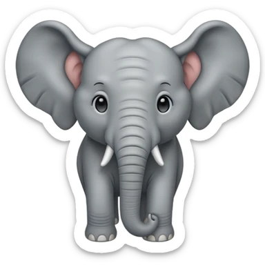 Elephant sticker