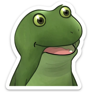 droowling hearteyes sticker