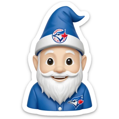 Toronto Blue Jays gnome sticker