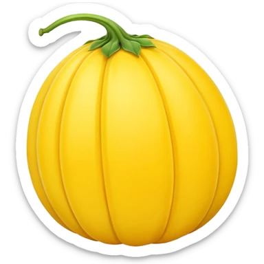 canary melon whole sticker