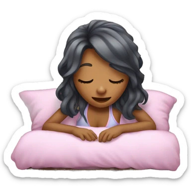 girl dormida sticker