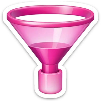 pink email funnel sticker