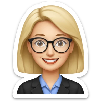 woman teacher in 20 century sticker