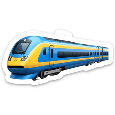 Passenger Train - New Intercity Fleet (Mariyung) (Model Year: 2023) (Iconic Colour: Blue and yellow) sticker
