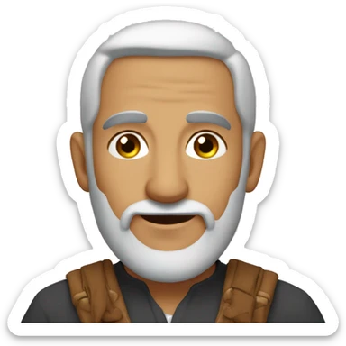 Kalpli kafalı kumral kız sticker