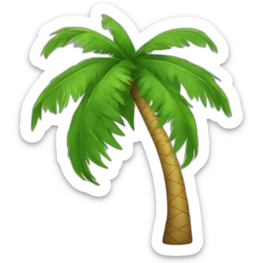 palm tree with wings sticker