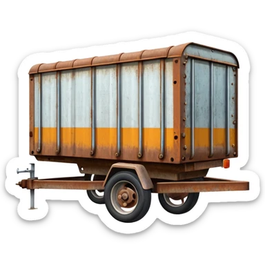 A Transport Utility Trailer sticker