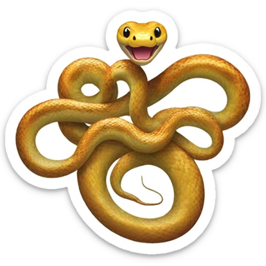 Five headed snake sticker