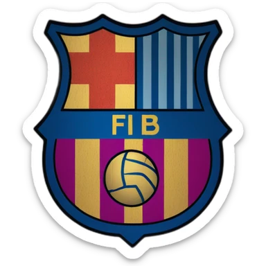 barca logo sticker
