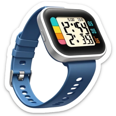 Me podrías generar un detector de kilómetros de correr y un reloj que marque las 6 am. 
Que tengas colores llamativos, tenga una estructura fitness, llamativo y motivador  sticker