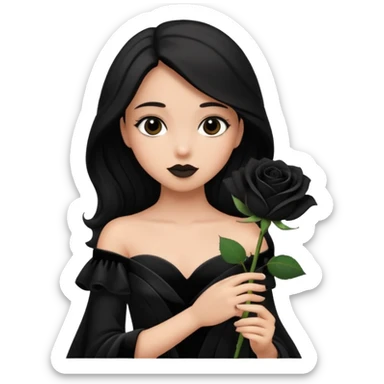 1 girl rarity sticker