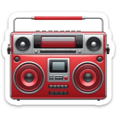 boombox sticker