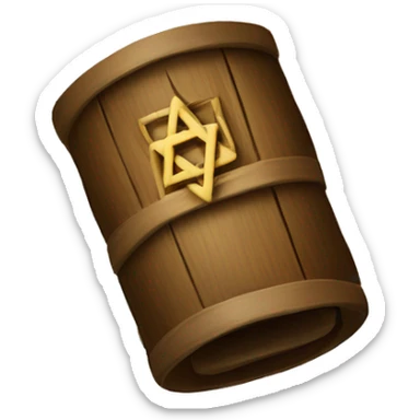 Jewish torah rouleau  sticker