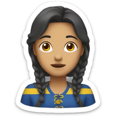 Colombienne qui pleure sticker