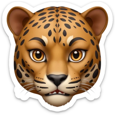 jaguar human sticker