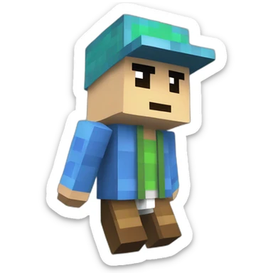 Pixelmon Minecraft Marshall Rap God Eminem sticker