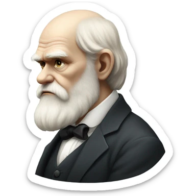 charles darwin sticker