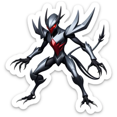 Shiny Exotic Bisharp-Darkrai-Scizor-Hybrid-Creature sticker