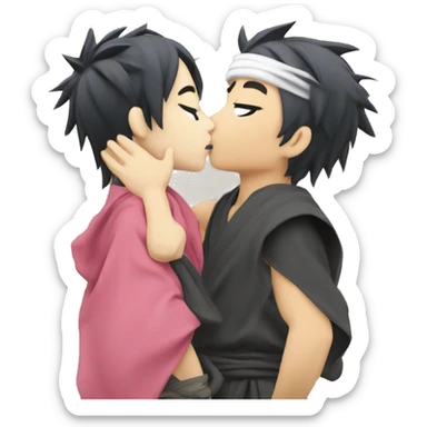 gojo kissing sukuna sticker