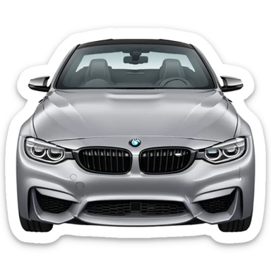 Grey bmw g26 m440i 2022 emoji sticker