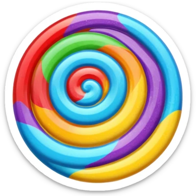 candy retro just one   sticker