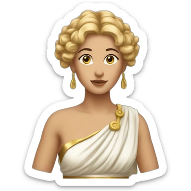 Greek goddess  sticker