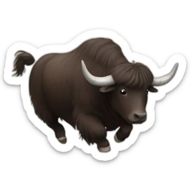 Yak Galloping sticker