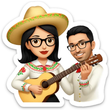 Mariachi Musician sticker