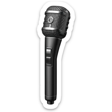 boom microphone sticker