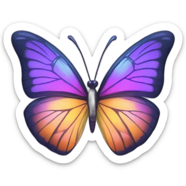 magical butterfly sticker