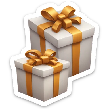 Two gift packages sticker