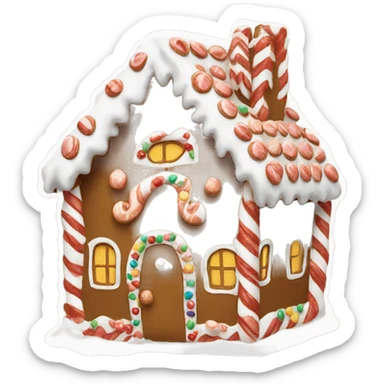 gingerbread house  sticker