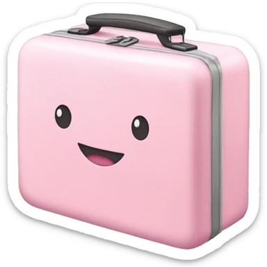 Light pink lunchbox  sticker