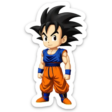 Végéta de dragon ball a sticker