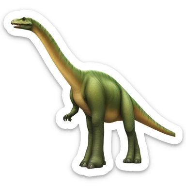 real brachiosaur sticker