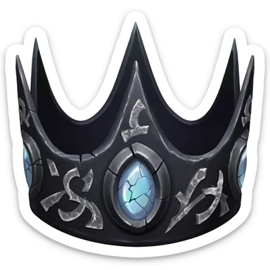 Cursed Crown sticker
