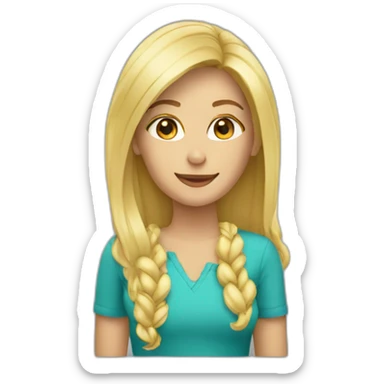 Personne blonde mdr sticker