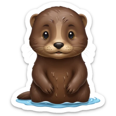 Wuthering heights otter sticker